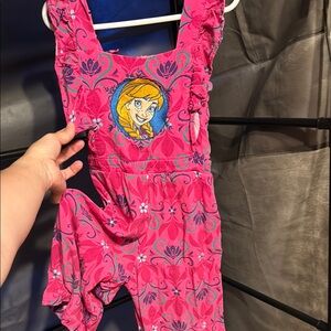 Disney Pink Frozen Anna jumpsuit